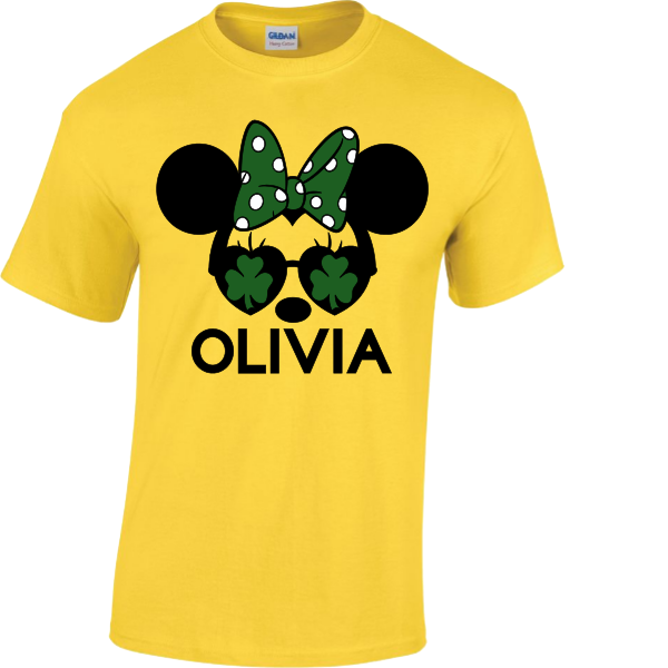 Minnie Personalized St. Patricks Day