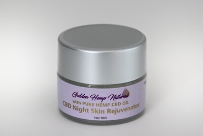 Golden Hemp Naturals CBD Night Skin Rejuvenator