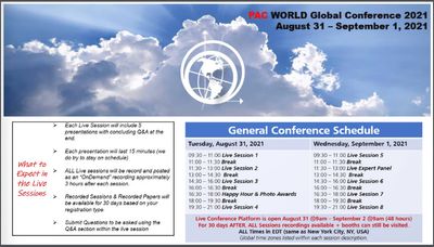 PAC World Conference 2021 - Papers - PACWC21 - Virtual