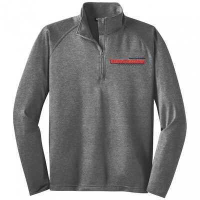 1/4 Zip Pullover - Heather Charcoal