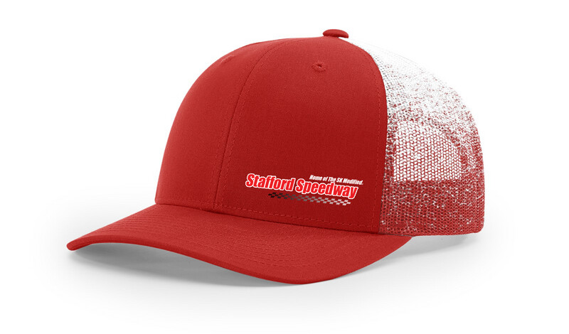 Red Fade Mesh Hat