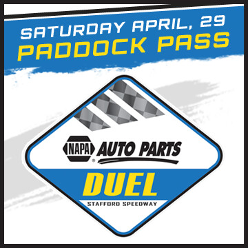 Paddock Pass - NAPA Duel & ACT Late Model 75 - Saturday, April 29th