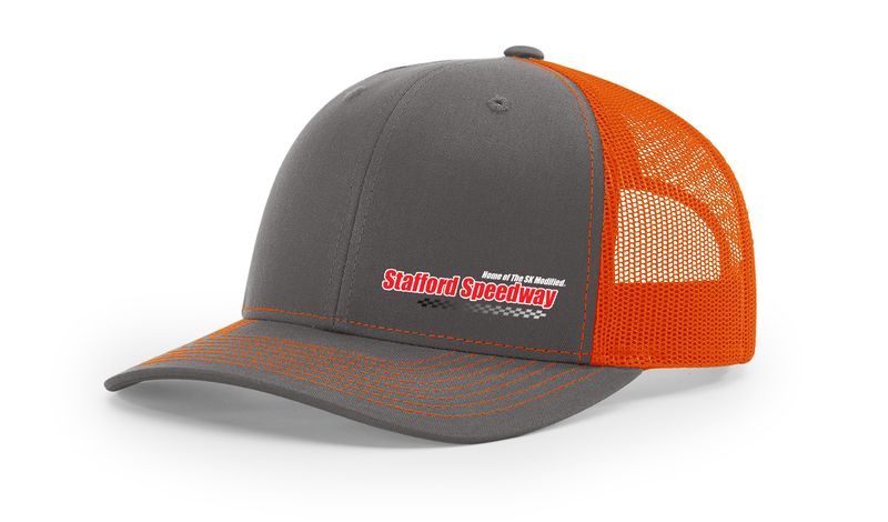 Neon Orange Mesh Hat