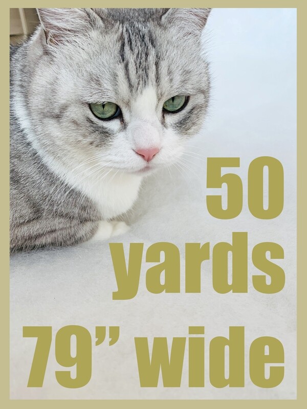 50 yards length, 79 inch width, 3/4inch thickness