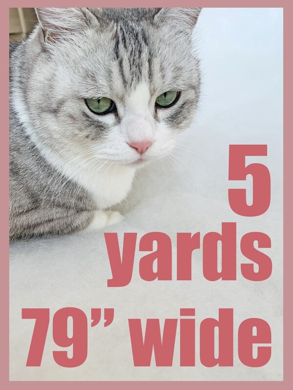 5 yards length, 79 inch width, 3/4inch thickness