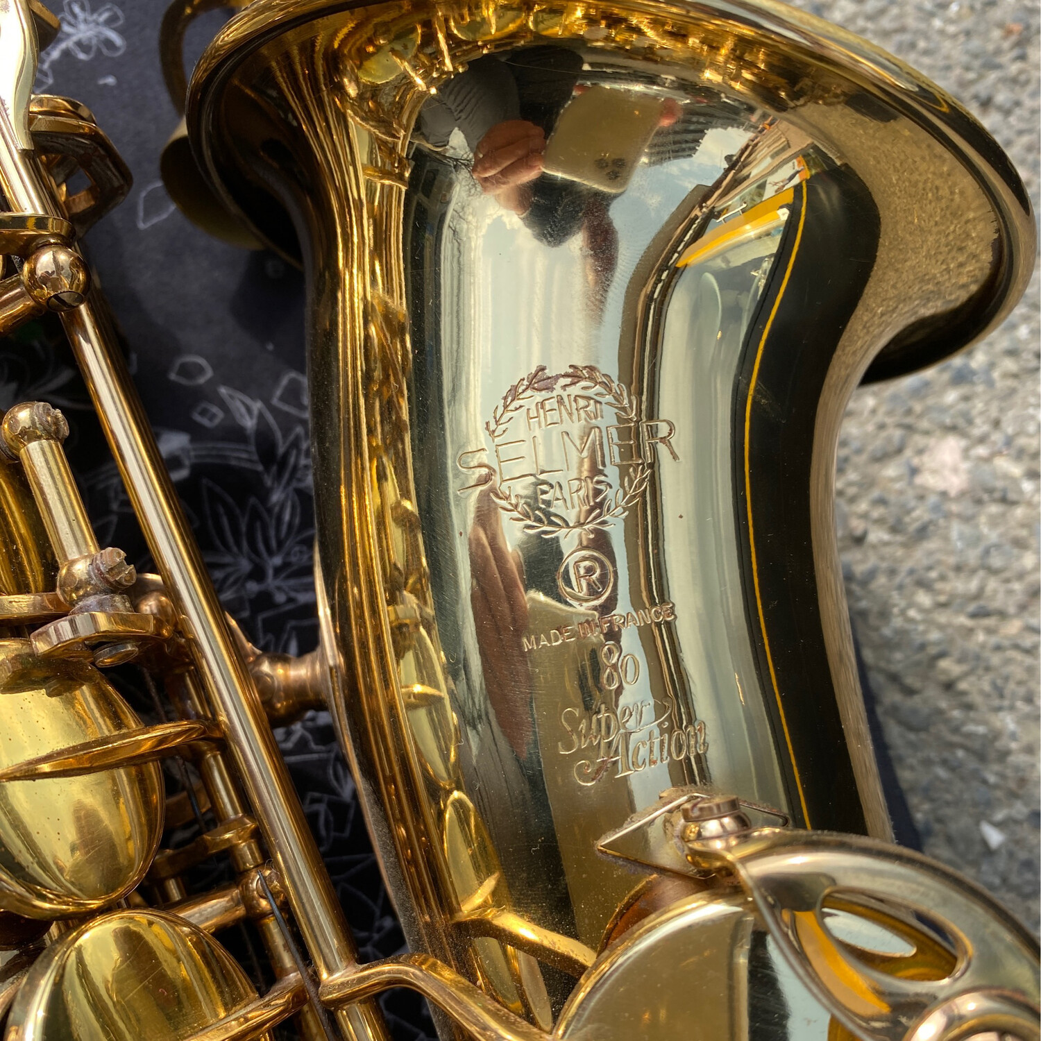 Saxophone alto SELMER SA80 verni OCCASION
