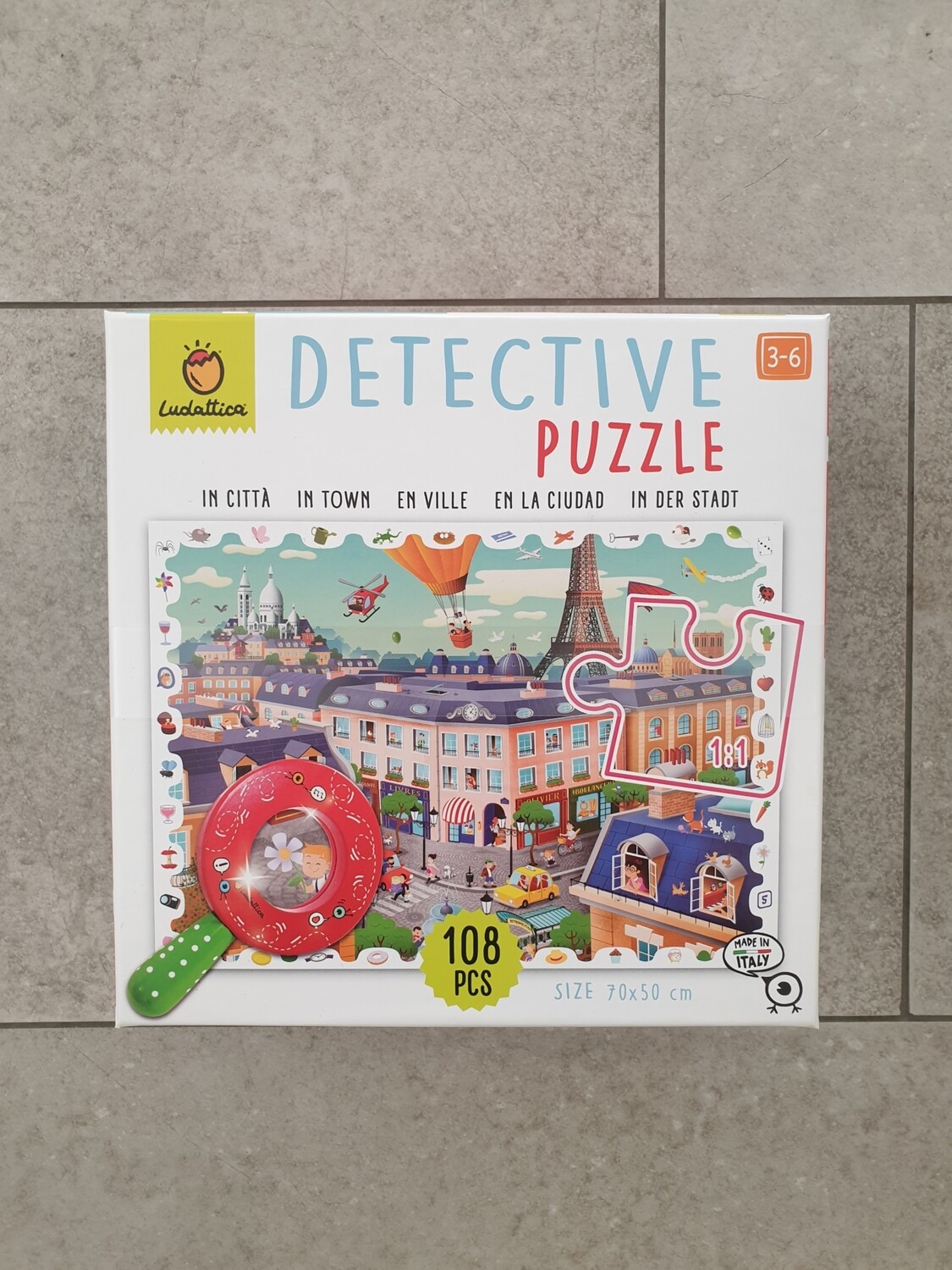 Puzzle detective città Ludattica