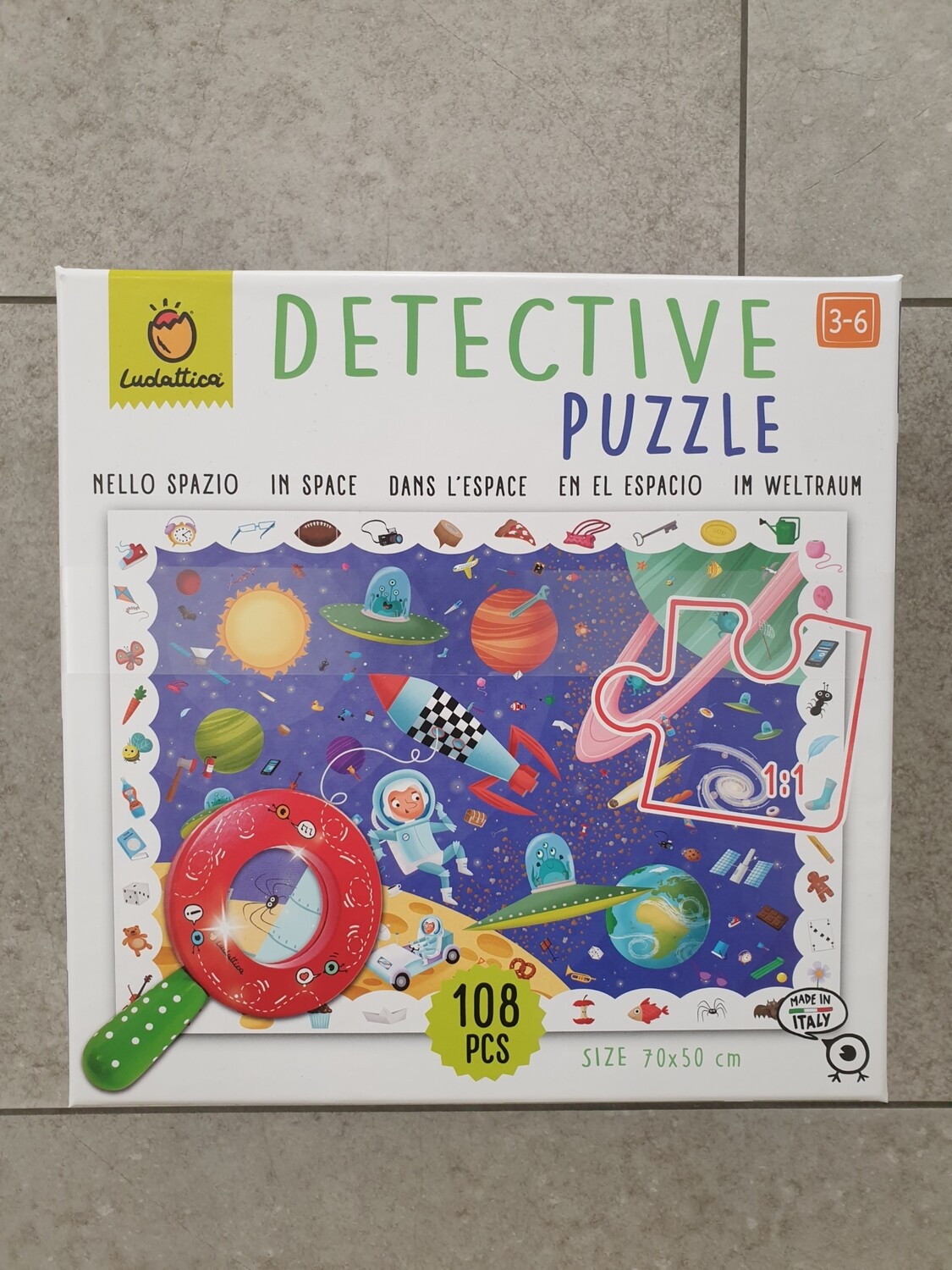Puzzle detective nello spazio Ludattica
