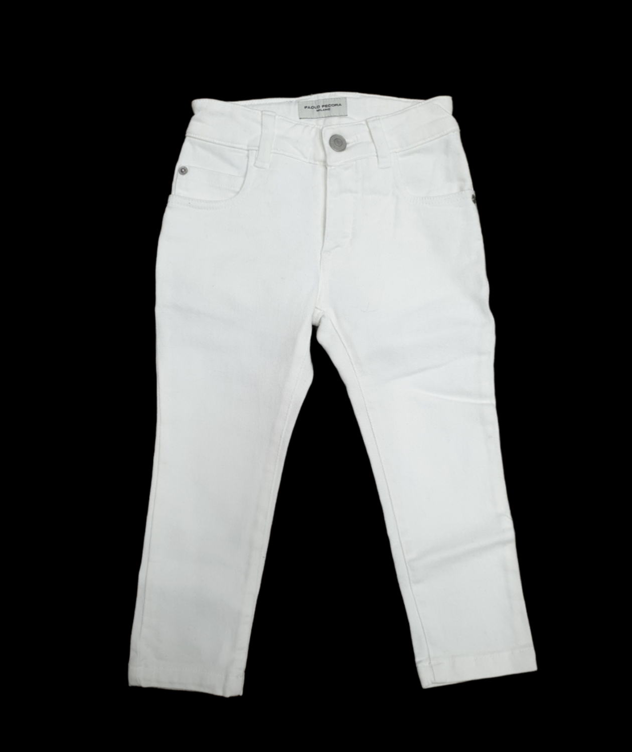 Pantalone jeans bianco Paolo Pecora