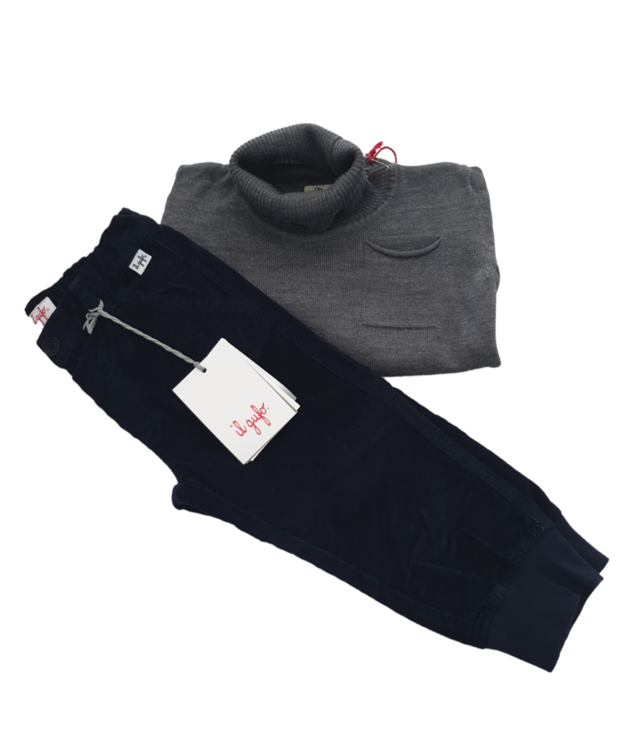 Completo dolcevita e pantalone velluto