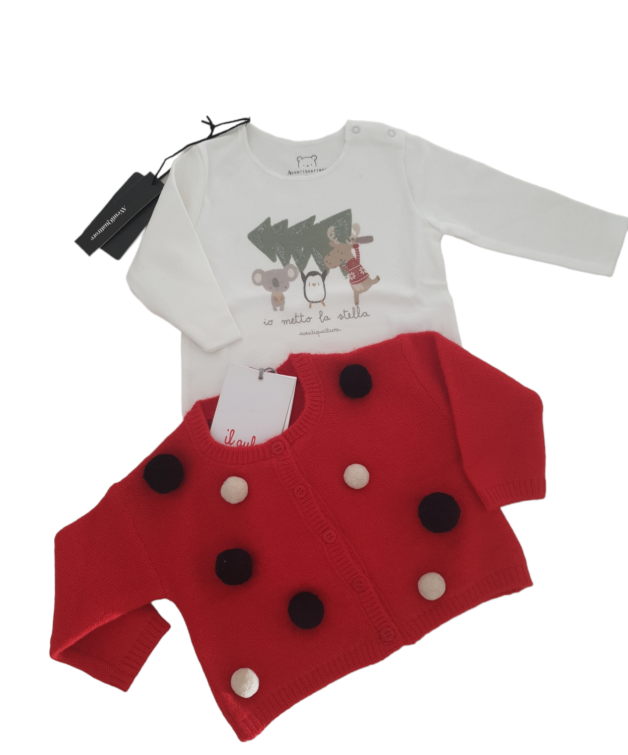 Cardigan e t-shirt