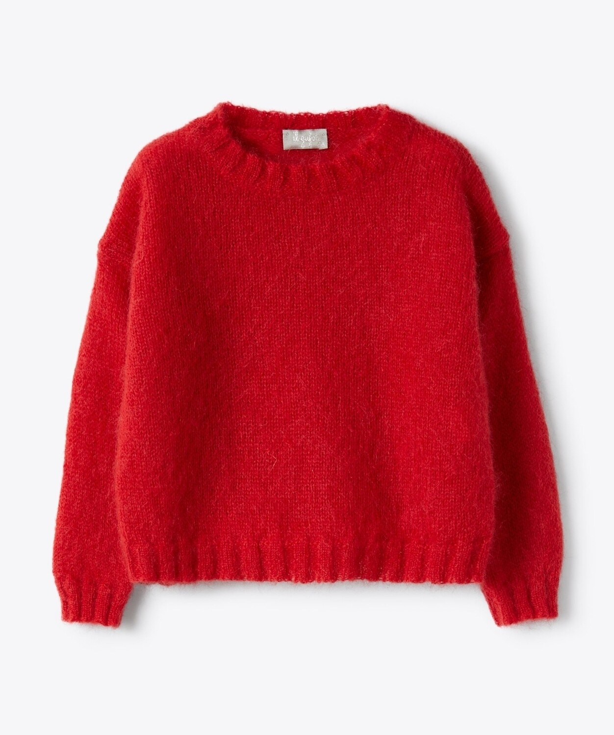 Pullover rosso bacca IlGufo