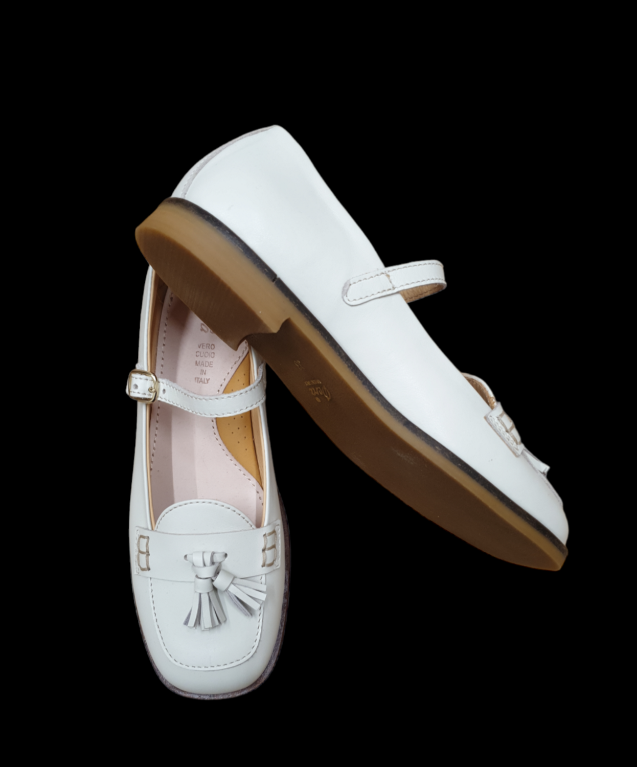 Mocassino con cinturino Ocra