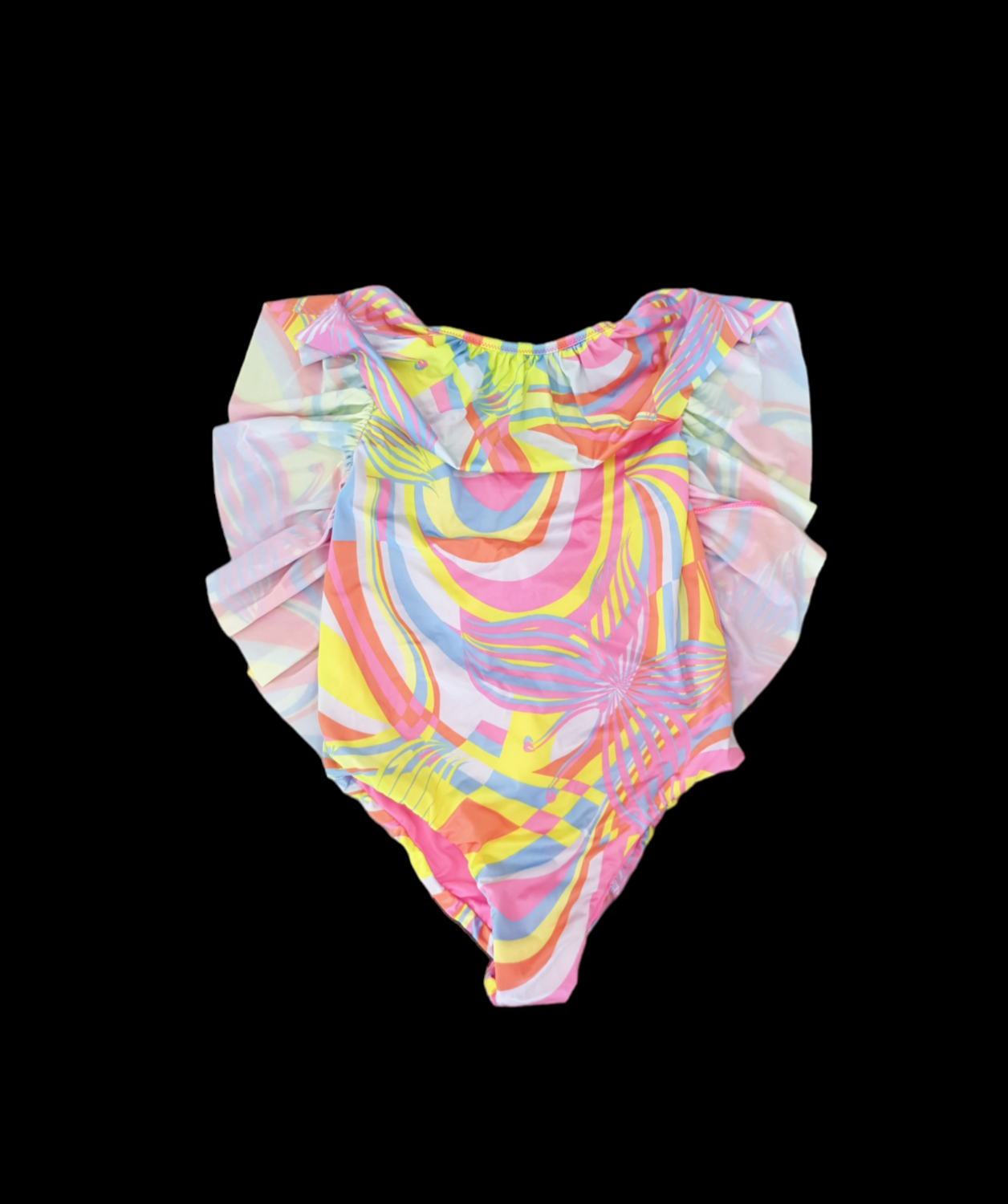 Costume monokini fluo F**K