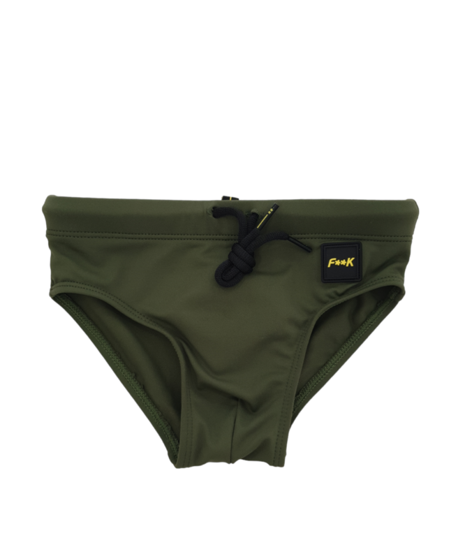 Costume slip verde F**K