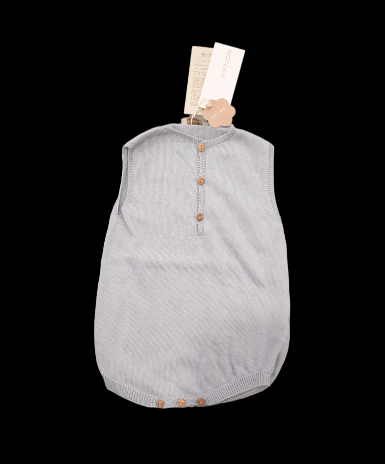Pagliaccetto celeste cotone Wedoble
