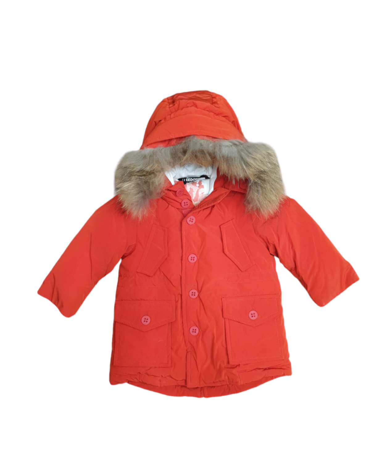 Piumino parka rosso Freedomday