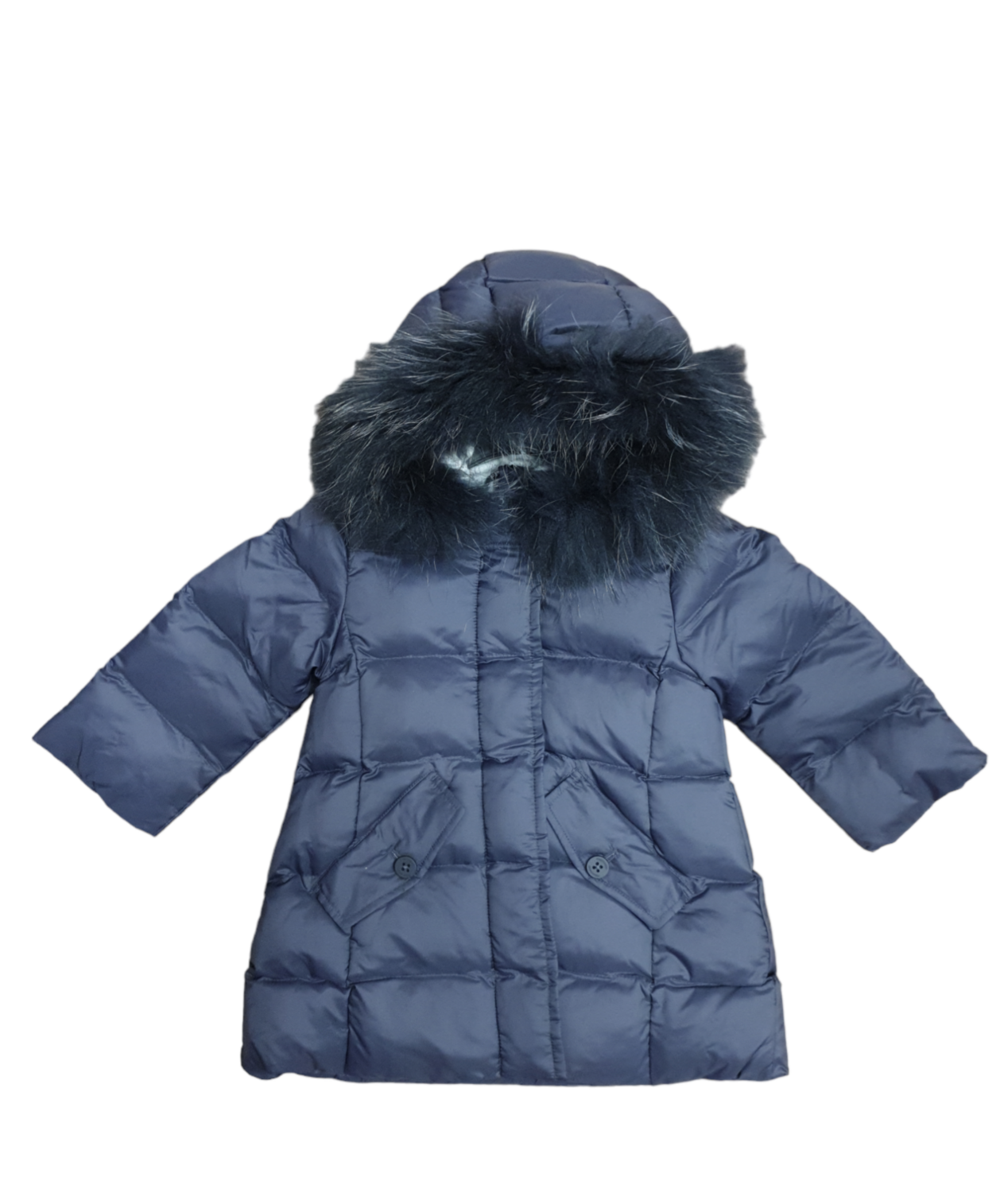 Piumino lungo blu eco Freedomday