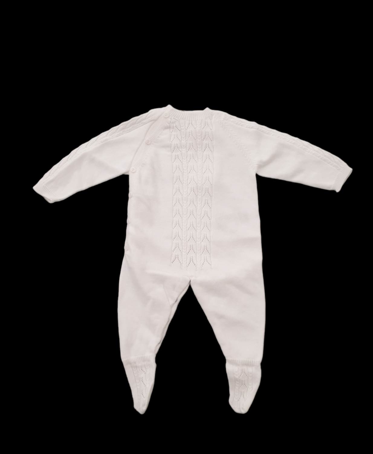 Tutina bianca unisex Wedoble