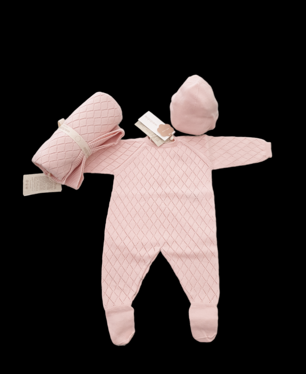 Completo nascita rosa Wedoble