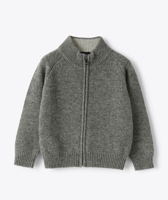 Cardigan in lana merino con toppe IlGufo