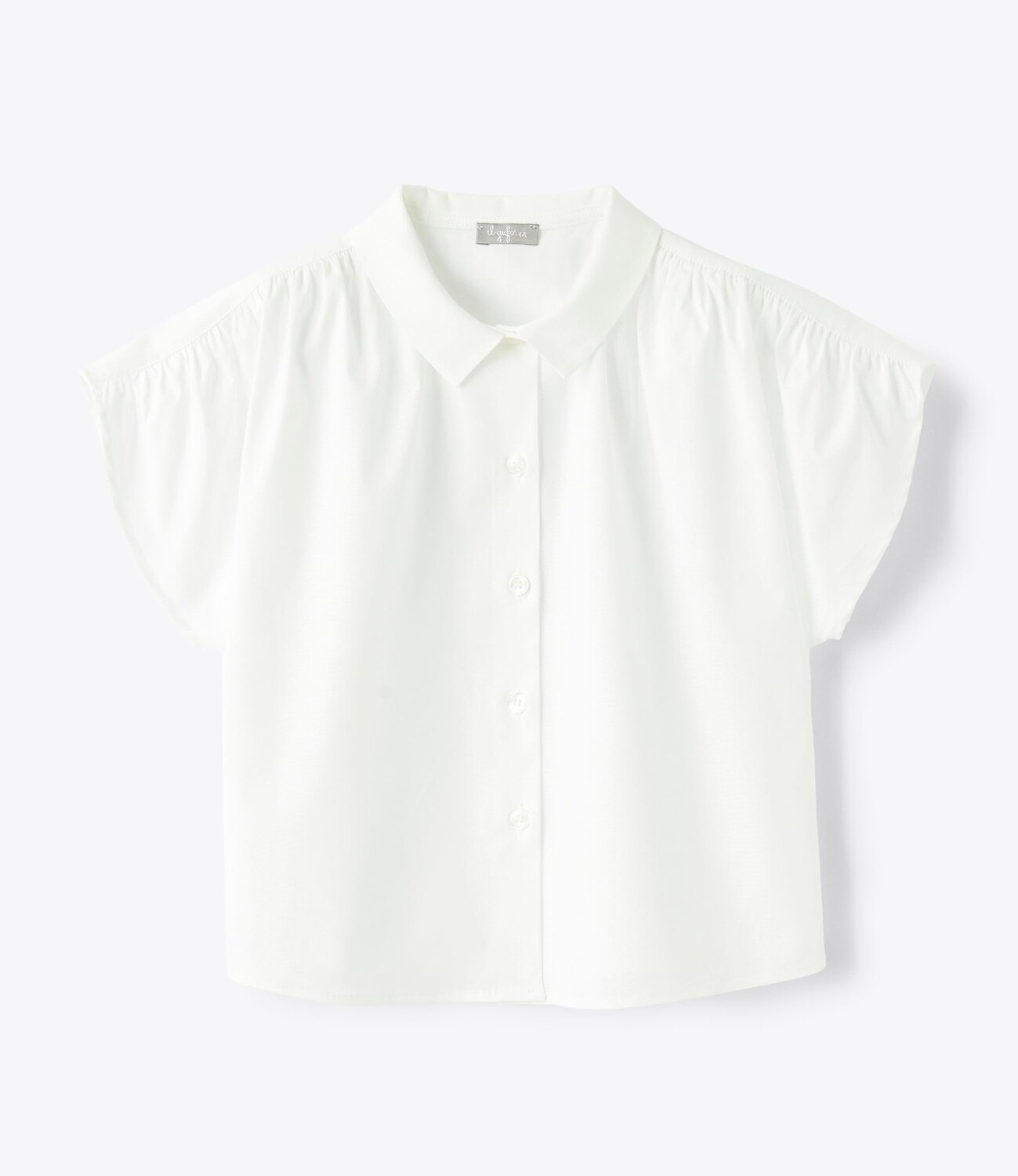 Camicia bianca manica corta IlGufo
