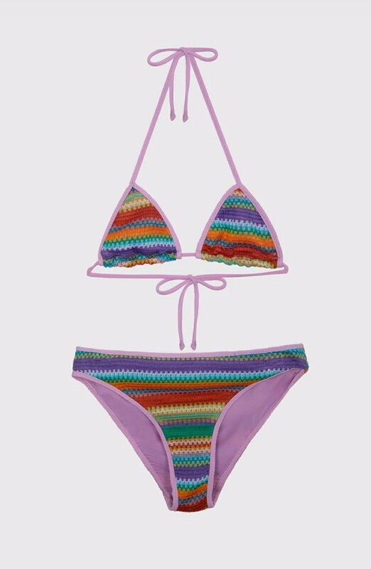 Bikini triangolo tessuto MEFUI