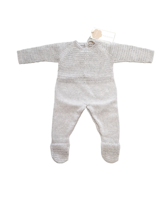 Tutina con piede tortora Wedoble
