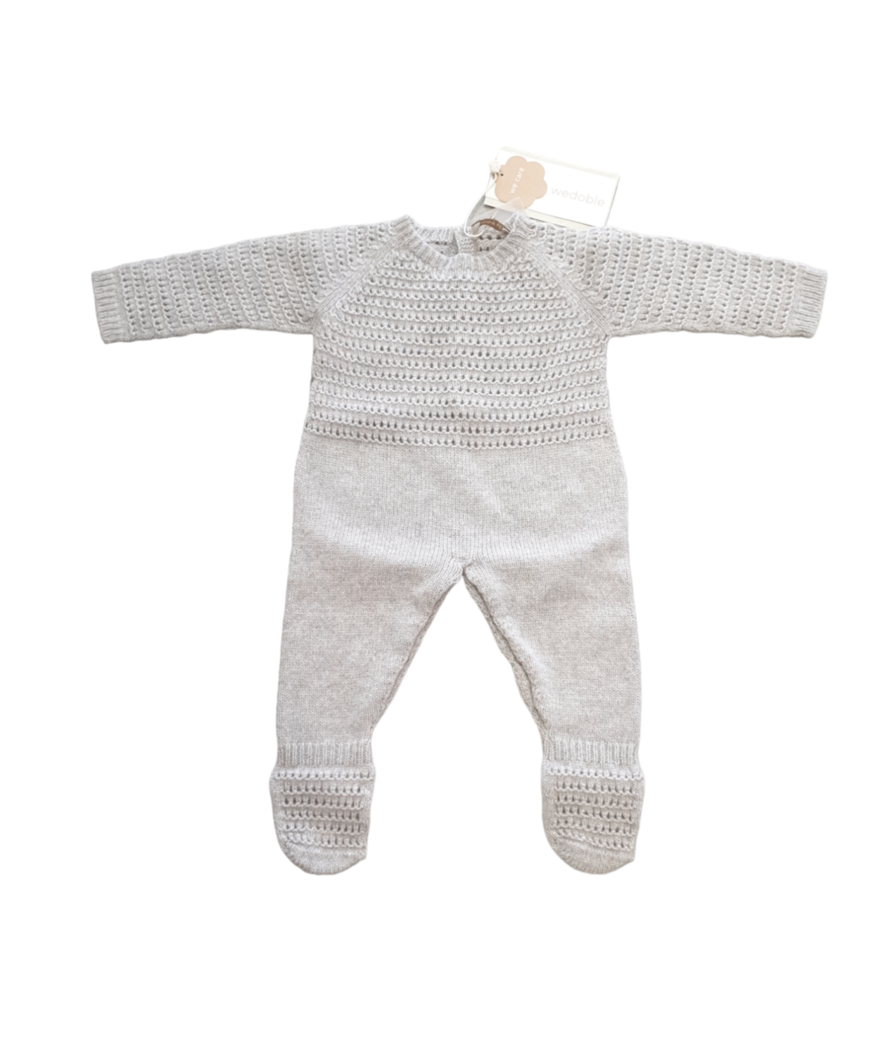 Tutina con piede tortora Wedoble