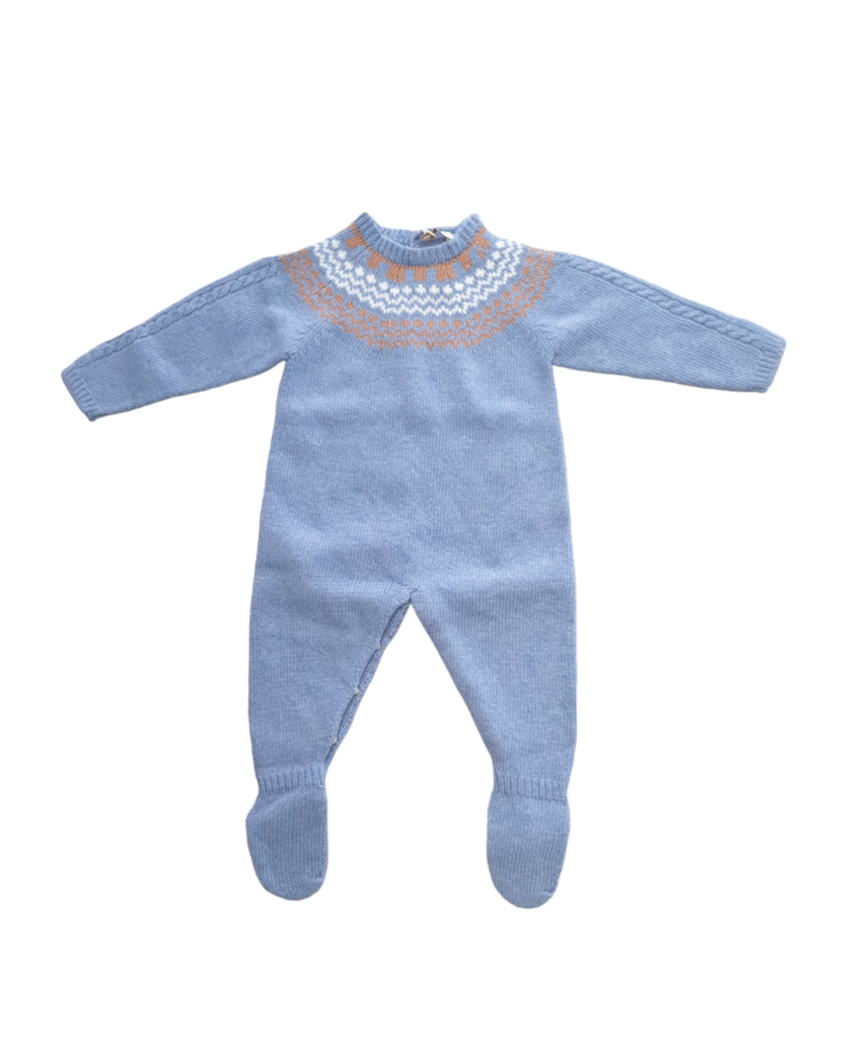 Tutina azzurra cashmere Wedoble