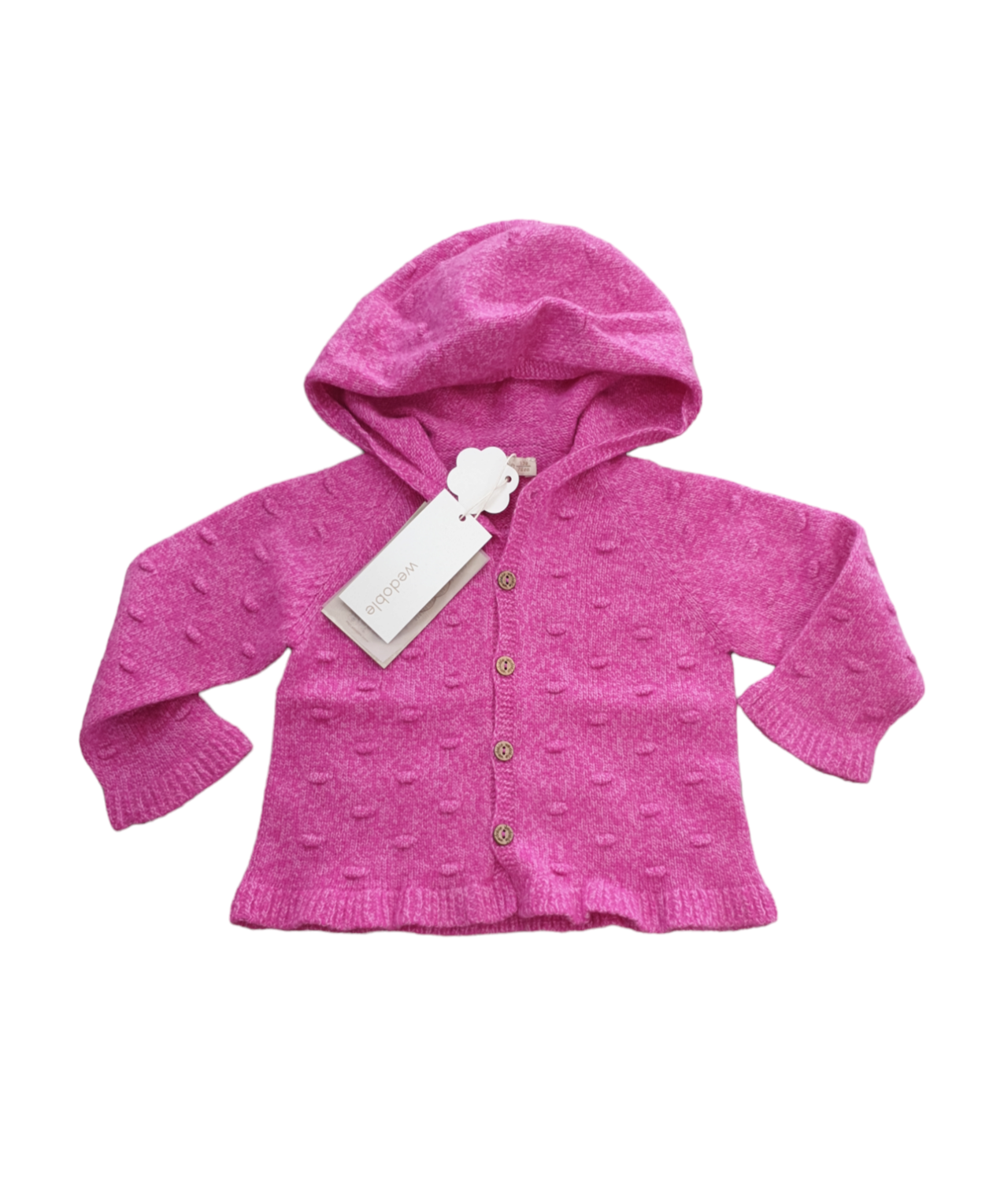 Cardigan cappuccio cashmere Wedoble