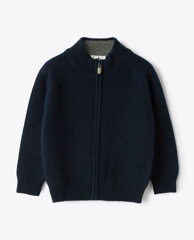Cardigan in lana full zip IlGufo