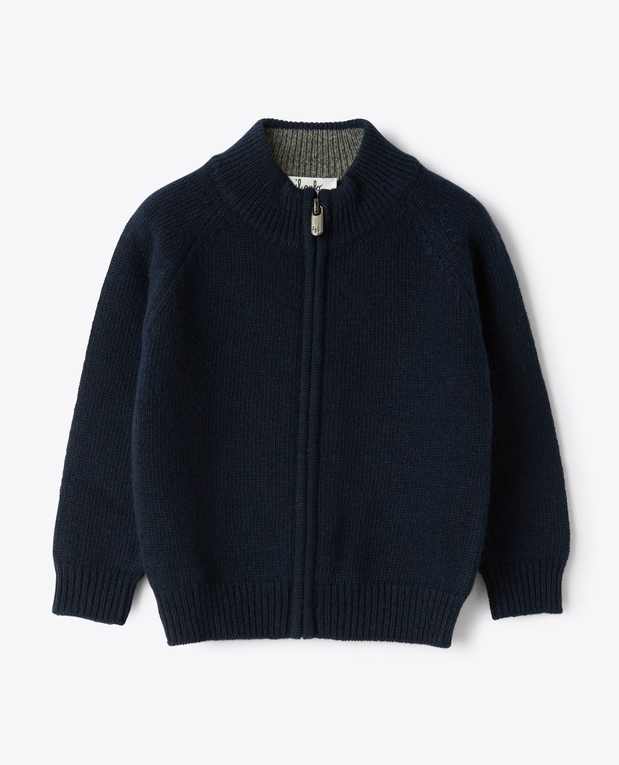 Cardigan in lana full zip IlGufo