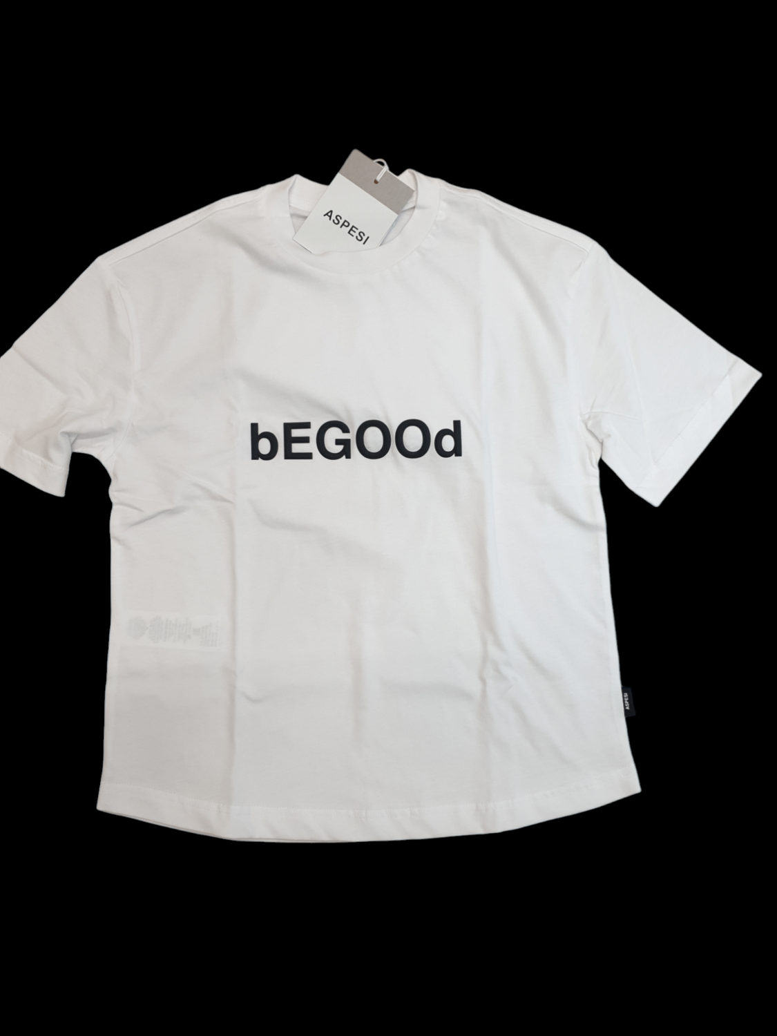 T-shirt bianca cotone Aspesi