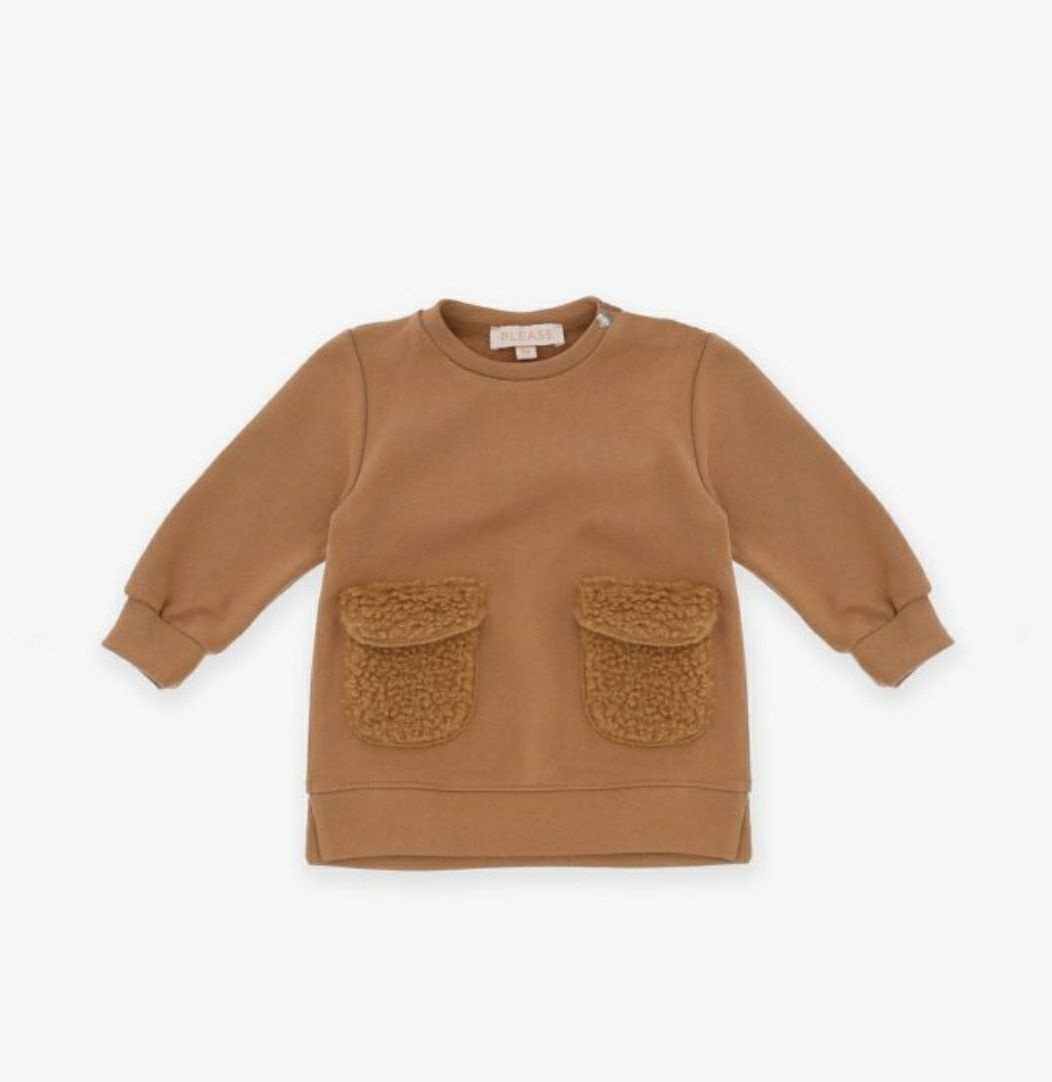 Abito tasche teddy Please
