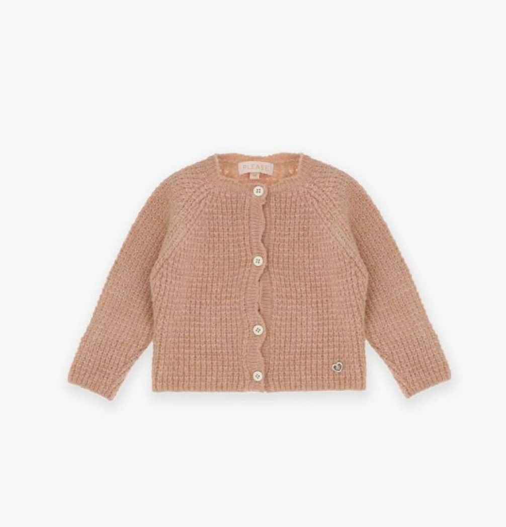 Cardigan rosa antico Please