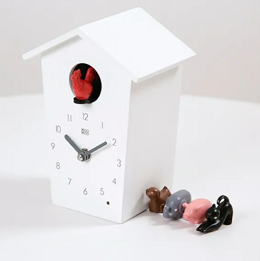 Orologio mini bianco fattoria