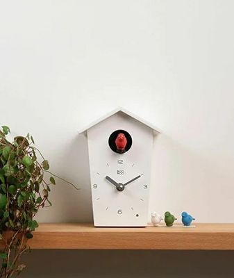 Orologio a cucù mini bianco