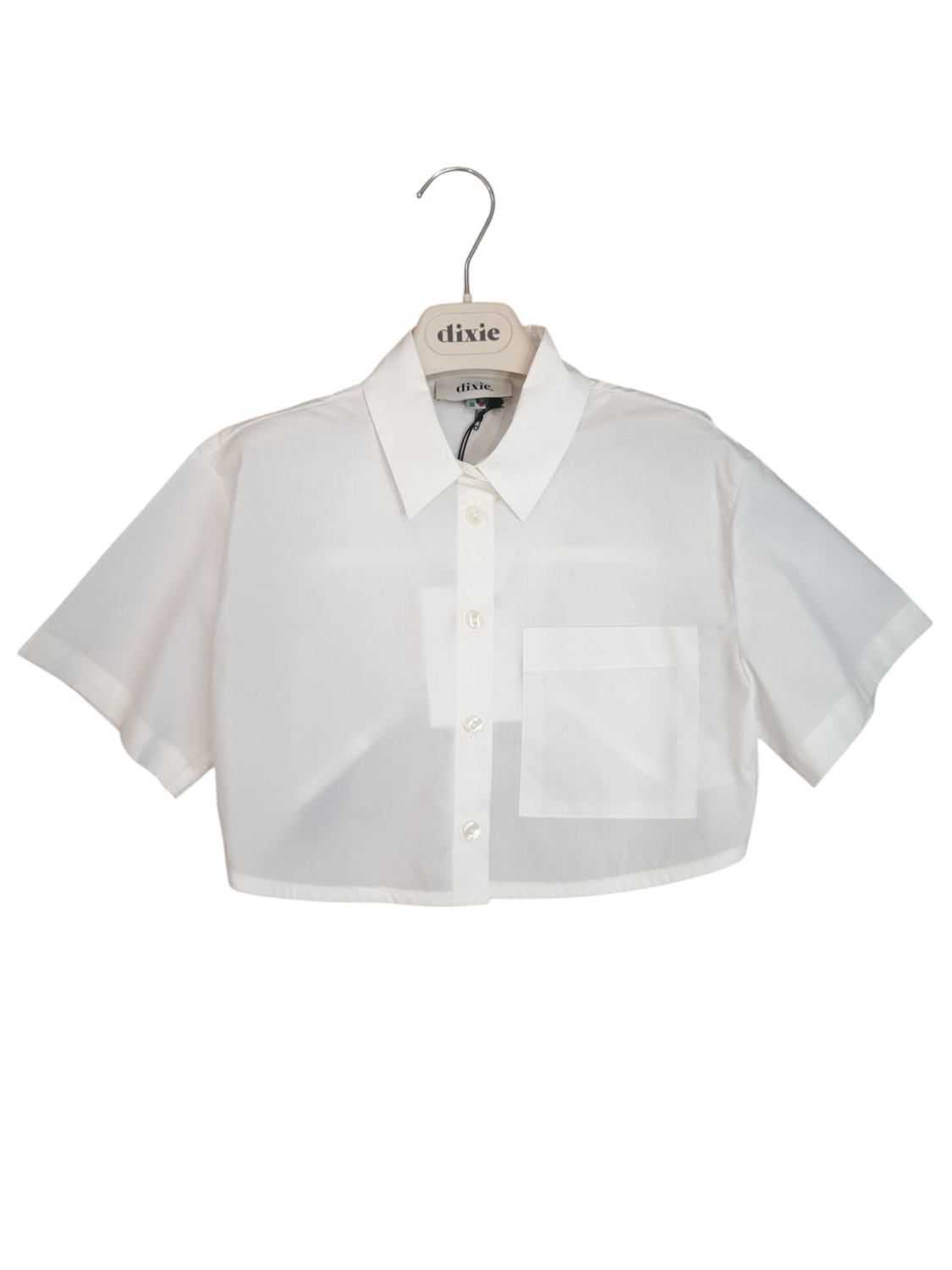 Camicia bianca cropped Dixie