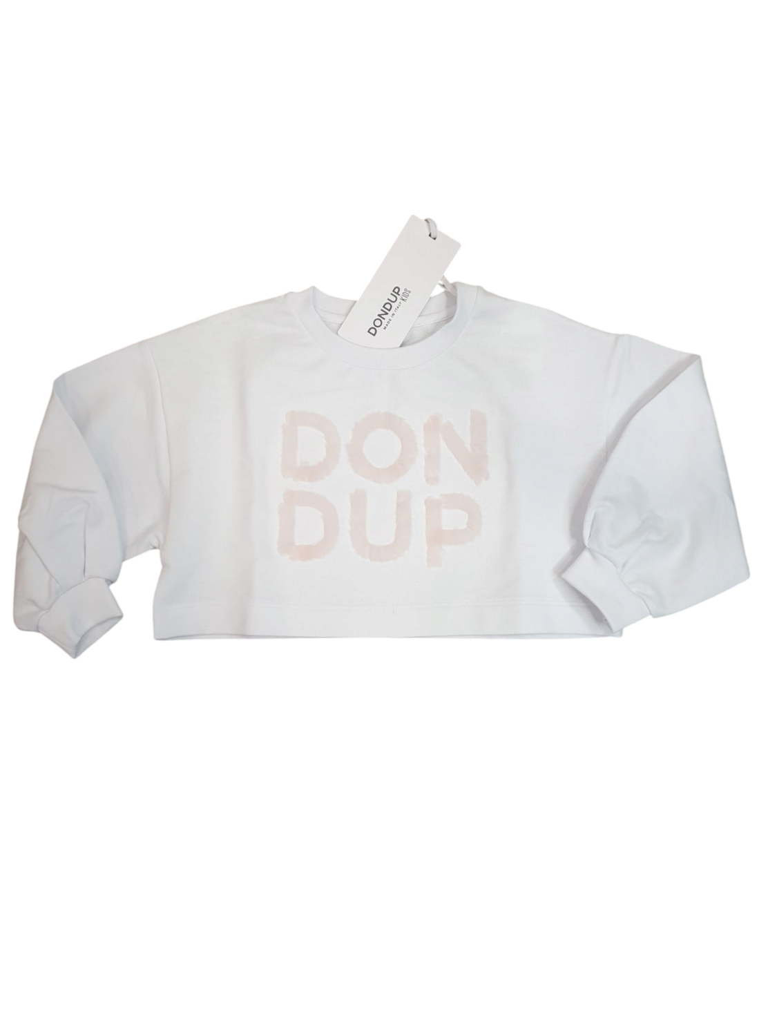 Felpa cropped bianca DONDUP