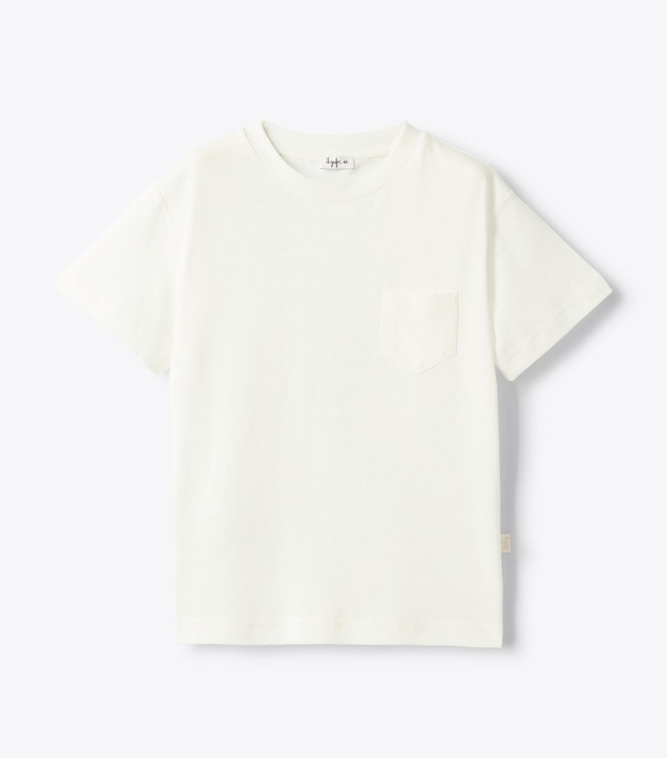 T-shirt cotone e lino latte IlGufo