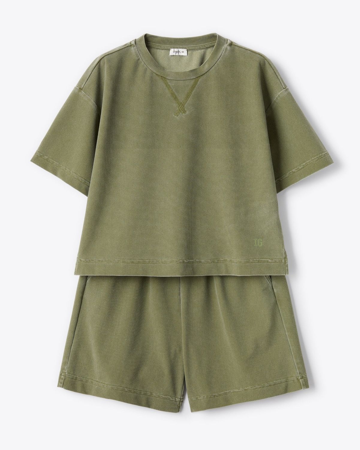 Completo 2pz verde muschio sensitive IlGufo