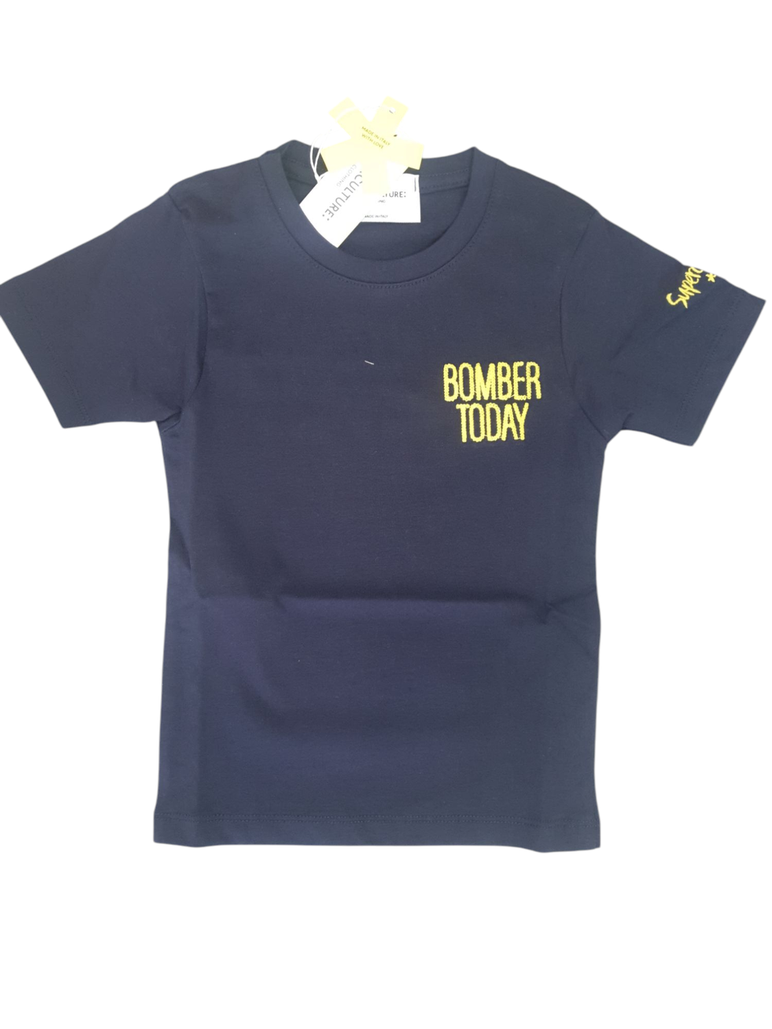T-shirt m/corta blu SUPERCULTURE