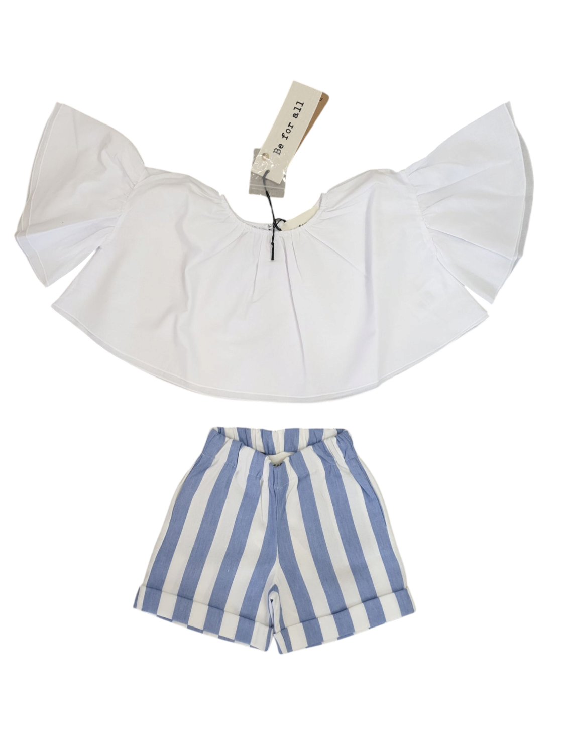Completo bermuda e maglia volant