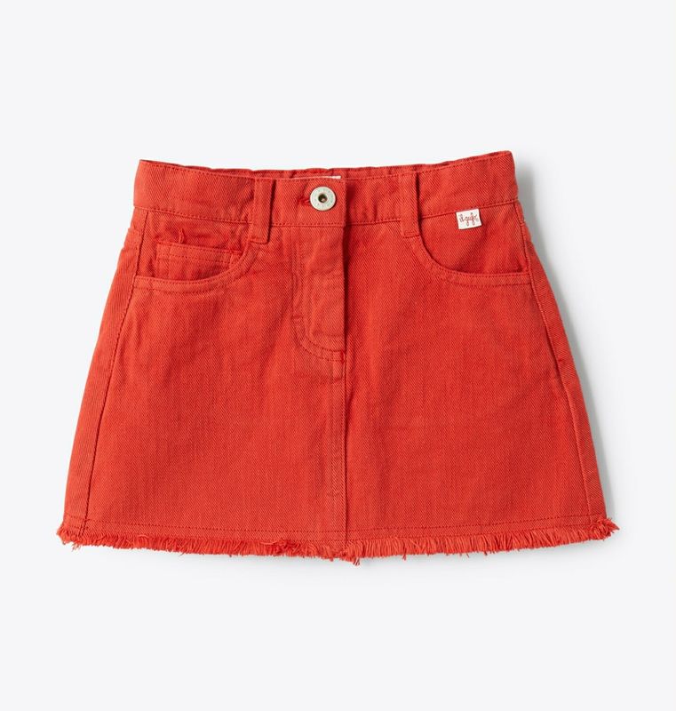 Minigonna rosso mattone IlGufo