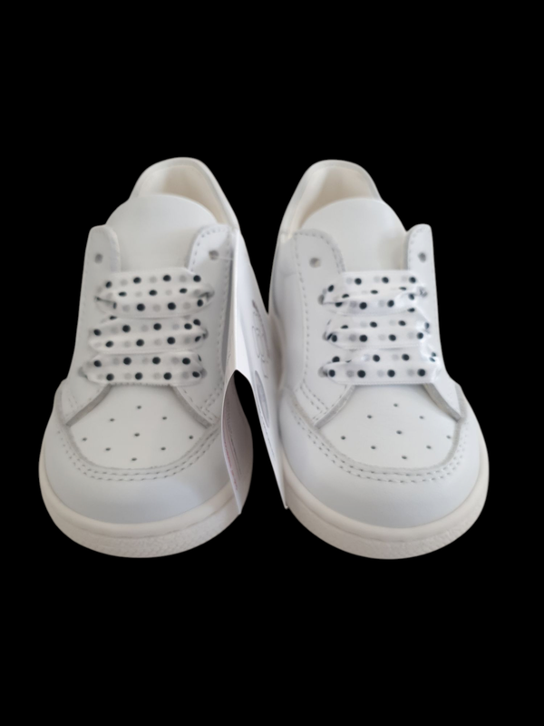 Sneaker bianca laccio pois Gioiecologiche