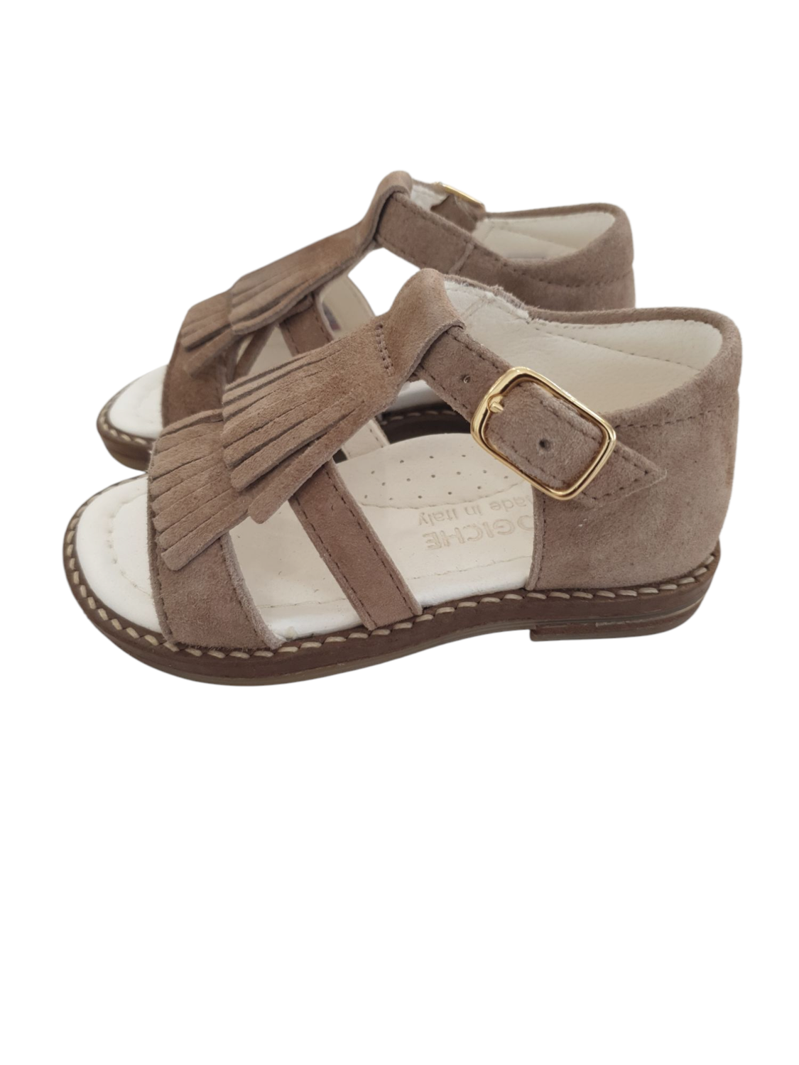 Sandalo beige frange Gioiecologiche