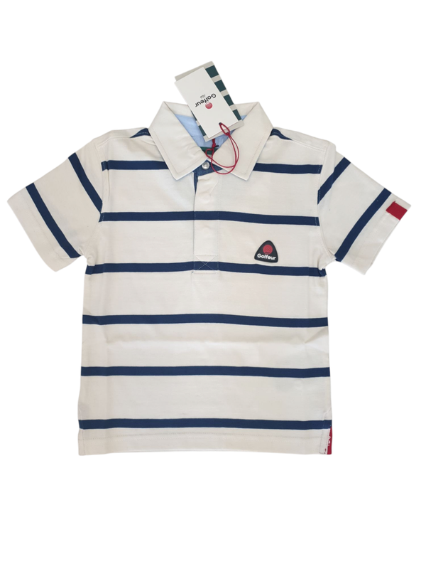 Polo white Golfeur