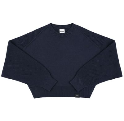 Pullover blu cropped Aspesi Pullover blu cropped Aspesi