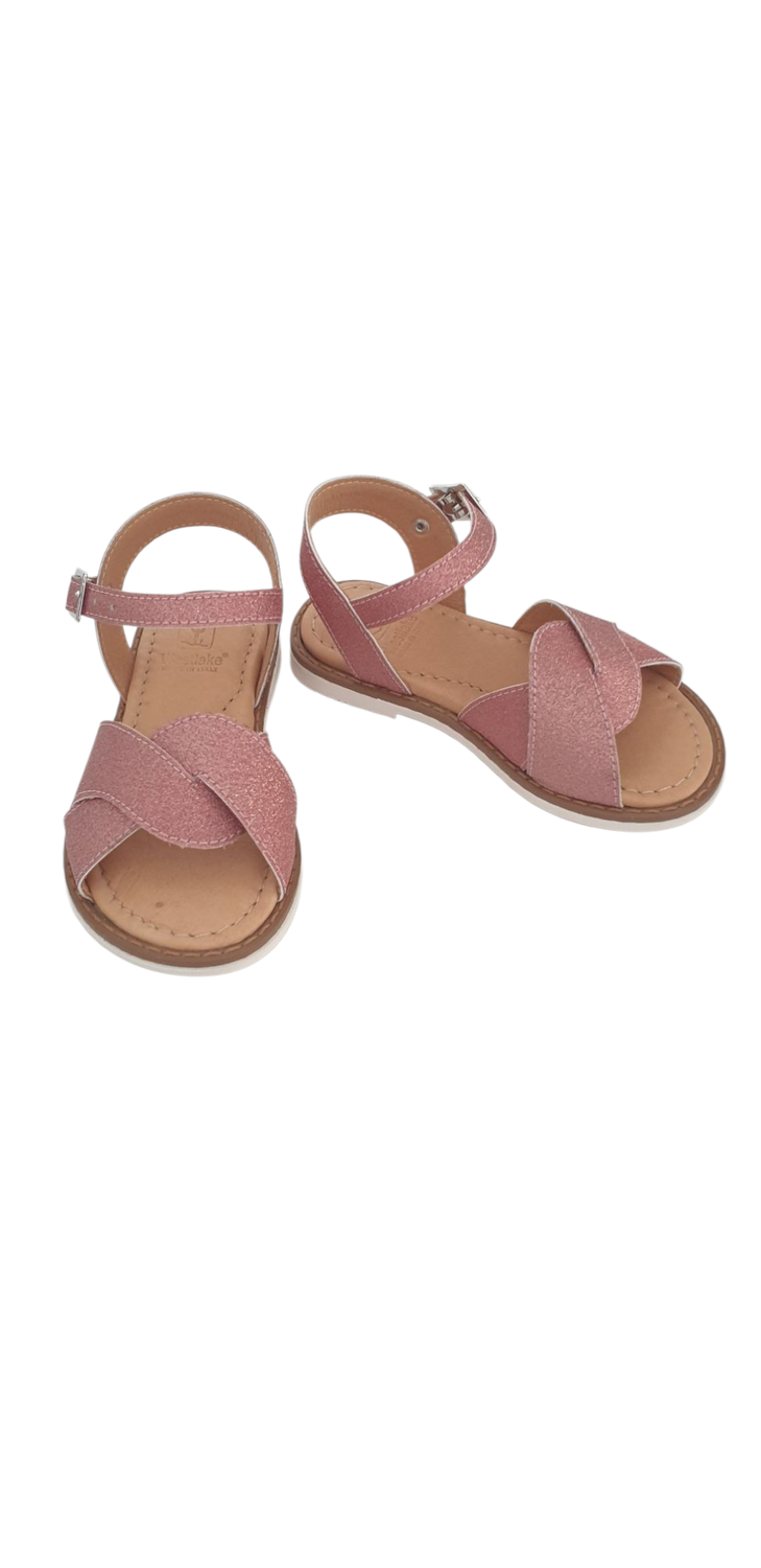 Sandalo glitter rosa